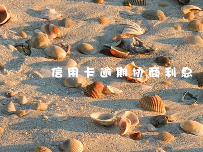 信用卡逾期协商利息 信用卡逾期协商利息