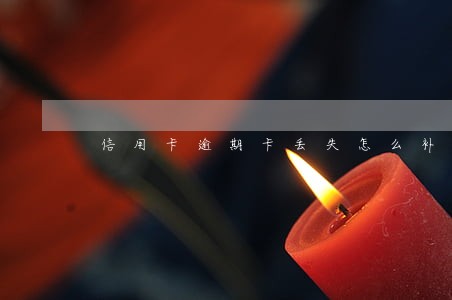 信用卡逾期卡丢失怎么补 信用卡逾期卡丢失怎么补
