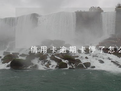 信用卡逾期卡停了怎么还 信用卡逾期卡停了怎么还