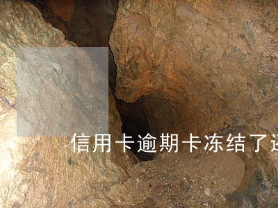 信用卡逾期卡冻结了还能解冻吗