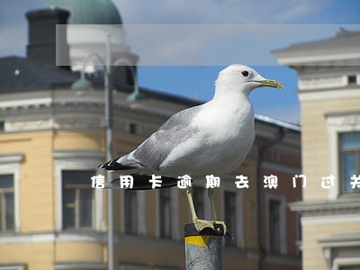 信用卡逾期去澳门过关了