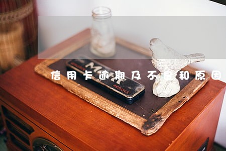 信用卡逾期及不良和原因与分析 信用卡逾期及不良和原因与分析