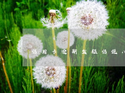 信用卡逾期发短信说八小时内立案 信用卡逾期发短信说八小时内立案