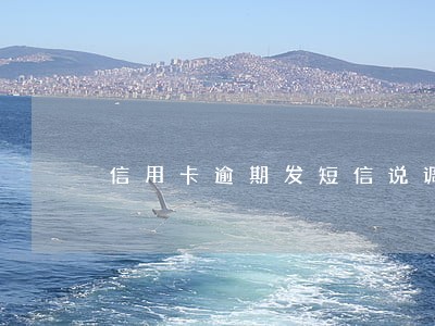 信用卡逾期发短信说调查我