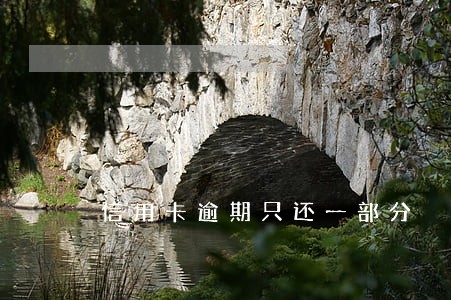 信用卡逾期只还一部分 信用卡逾期只还一部分