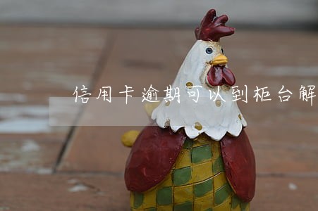 信用卡逾期可以到柜台解决吗 信用卡逾期可以到柜台解决吗