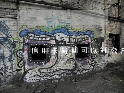 信用卡逾期可以开公户么 信用卡逾期可以开公户么