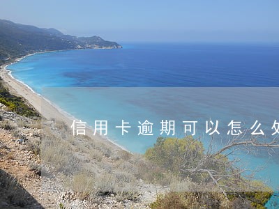 信用卡逾期可以怎么处理 信用卡逾期可以怎么处理