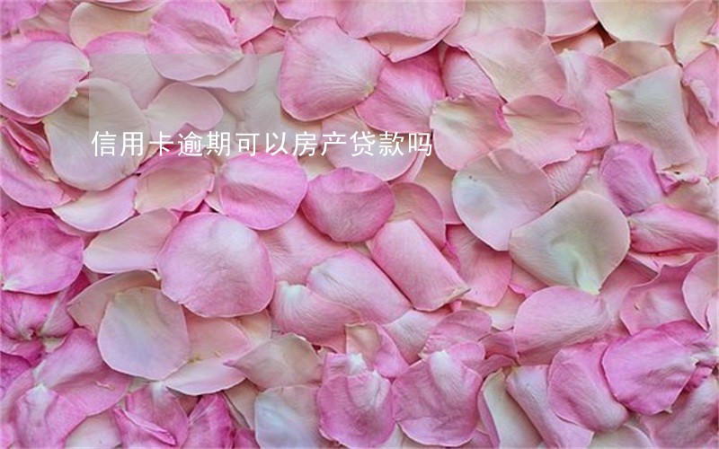 信用卡逾期可以房产贷款吗 信用卡逾期可以房产贷款吗