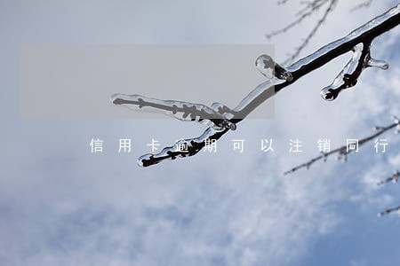 信用卡逾期可以注销同行储蓄卡吗 信用卡逾期可以注销同行储蓄卡吗