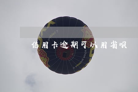 信用卡逾期可以用省呗 信用卡逾期可以用省呗