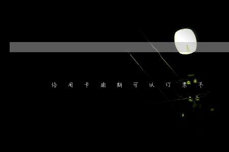 信用卡逾期可以订票不 信用卡逾期可以订票不