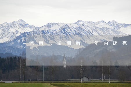 信用卡逾期后一年内还完征信