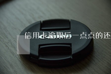 信用卡逾期后一点点的还