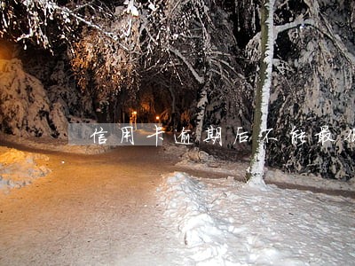 信用卡逾期后不能最低还款 信用卡逾期后不能最低还款