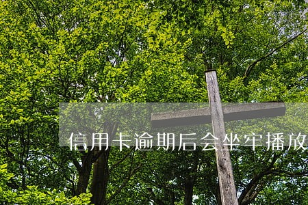 信用卡逾期后会坐牢播放 信用卡逾期后会坐牢播放