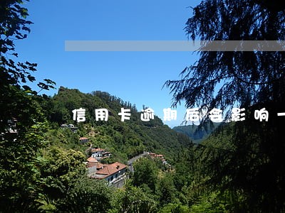 信用卡逾期后会影响一生的征信吗