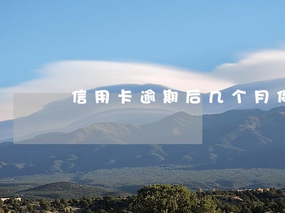 信用卡逾期后几个月停息