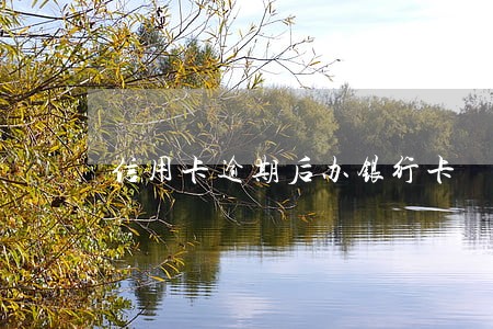 信用卡逾期后办银行卡 信用卡逾期后办银行卡