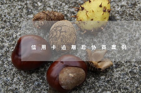信用卡逾期后协商案例 信用卡逾期后协商案例