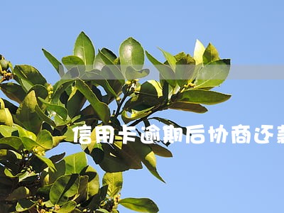 信用卡逾期后协商还款有阻力吗 信用卡逾期后协商还款有阻力吗