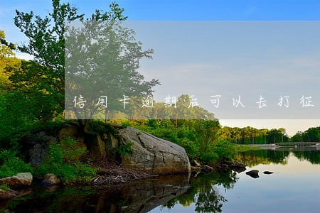信用卡逾期后可以去打征信报告吗 信用卡逾期后可以去打征信报告吗