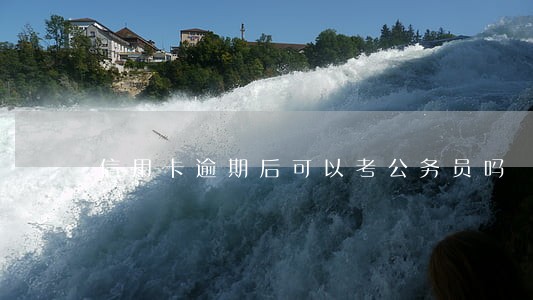 信用卡逾期后可以考公务员吗 信用卡逾期后可以考公务员吗