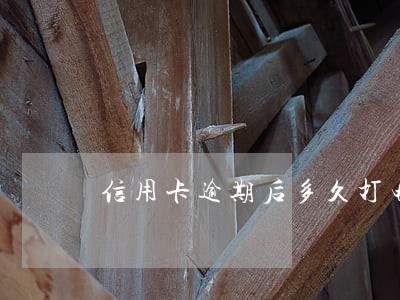 信用卡逾期后多久打电话来催 信用卡逾期后多久打电话来催