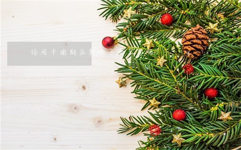 信用卡逾期后影响子女上学吗