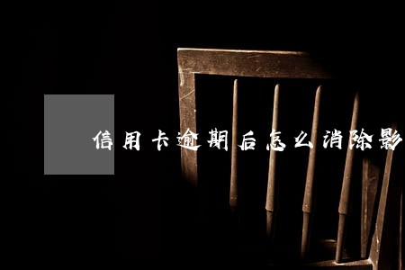 信用卡逾期后怎么消除影响 信用卡逾期后怎么消除影响