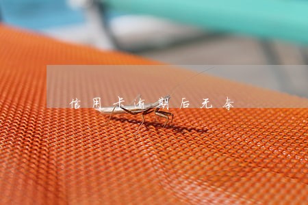信用卡逾期后无奈