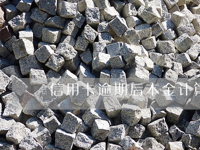 信用卡逾期后本金计算办法 信用卡逾期后本金计算办法