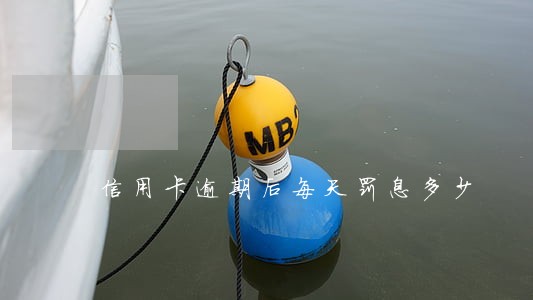 信用卡逾期后每天罚息多少 信用卡逾期后每天罚息多少