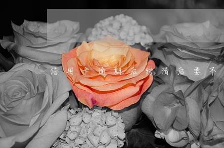 信用卡逾期后结清后要不要注销卡 信用卡逾期后结清后要不要注销卡