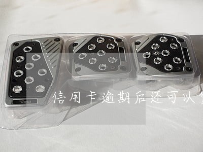 信用卡逾期后还可以贷款吗