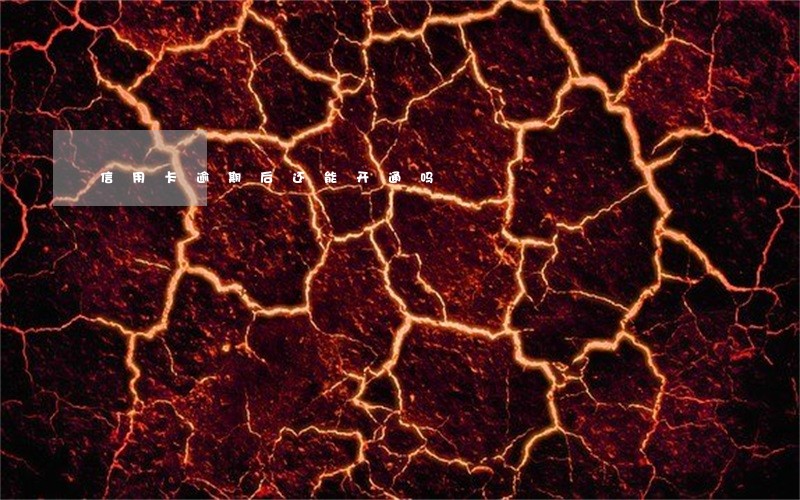 信用卡逾期后还能开通吗 信用卡逾期后还能开通吗