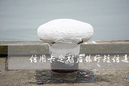 信用卡逾期后银行短信通知