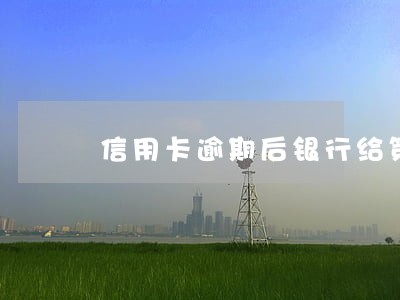 信用卡逾期后银行给第三方施压 信用卡逾期后银行给第三方施压