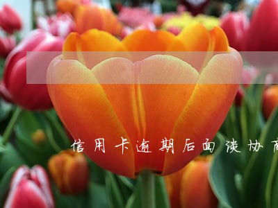 信用卡逾期后面谈协商 信用卡逾期后面谈协商