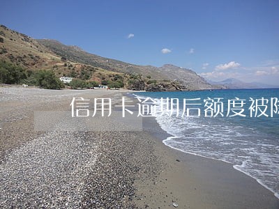 信用卡逾期后额度被降到一元 信用卡逾期后额度被降到一元