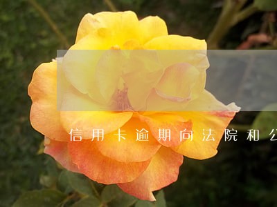 信用卡逾期向法院和公安局报备 信用卡逾期向法院和公安局报备