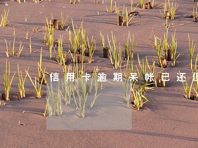 信用卡逾期呆帐已还但是 信用卡逾期呆帐已还但是