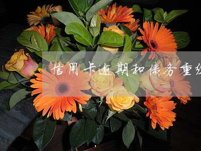 信用卡逾期和债务重组 信用卡逾期和债务重组