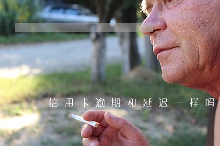 信用卡逾期和延迟一样吗 信用卡逾期和延迟一样吗