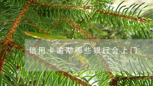 信用卡逾期哪些银行会上门 信用卡逾期哪些银行会上门