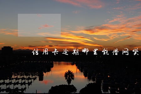信用卡逾期哪里能借网贷