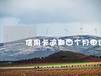 信用卡逾期四个月申请分期还款 信用卡逾期四个月申请分期还款