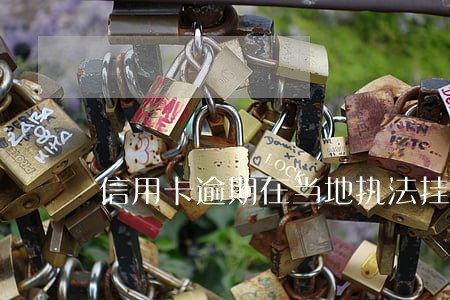 信用卡逾期在当地执法挂网