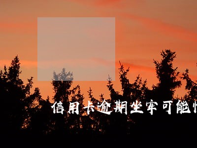 信用卡逾期坐牢可能性大不大