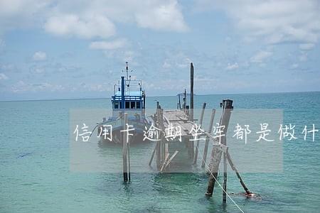 信用卡逾期坐牢都是做什么 信用卡逾期坐牢都是做什么